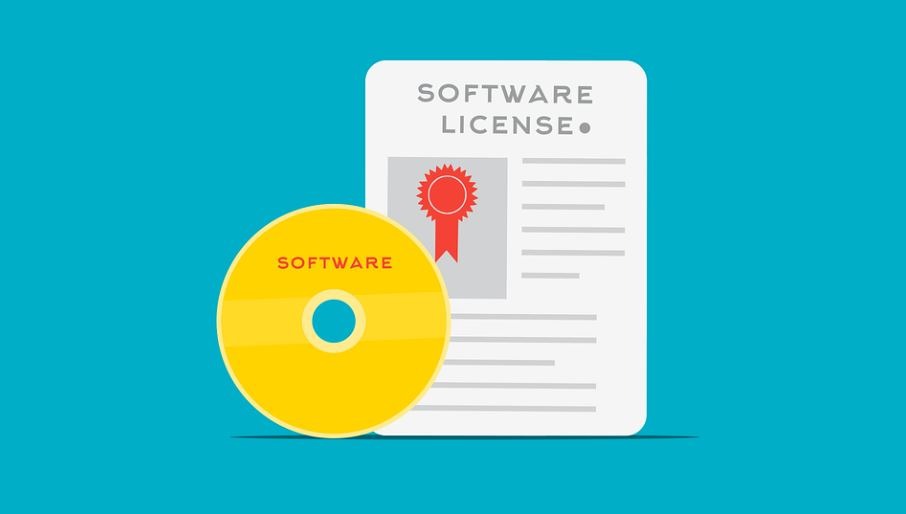 Software license agreement with software CD